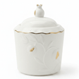 Luxury White Ceramic Sugar Pot with Elegant Gold Trim Design and Fitted Lid – Compact Tabletop Storage Jar (10×8 cm) - Al Kabayel Discount CentreLuxury White Ceramic Sugar Pot with Elegant Gold Trim Design and Fitted Lid – Compact Tabletop Storage Jar (10×8 cm)Jars & Food SaversAKDCAl Kabayel Discount Centre