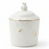 Luxury White Ceramic Sugar Pot with Elegant Gold Trim Design and Fitted Lid – Compact Tabletop Storage Jar (10×8 cm) - Al Kabayel Discount CentreLuxury White Ceramic Sugar Pot with Elegant Gold Trim Design and Fitted Lid – Compact Tabletop Storage Jar (10×8 cm)Jars & Food SaversAKDCAl Kabayel Discount Centre