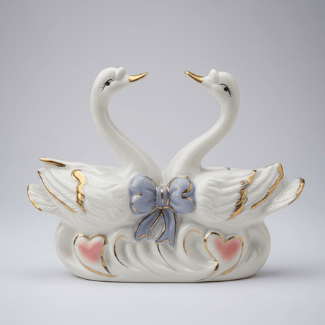 Luxury White Ceramic Swan Table Décor with Elegant Artistic Finish for Home Decoration – 12×10cm - Al Kabayel Discount CentreLuxury White Ceramic Swan Table Décor with Elegant Artistic Finish for Home Decoration – 12×10cmHome Décor AccentsAKDCAl Kabayel Discount Centre