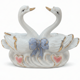 Luxury White Ceramic Swan Table Décor with Elegant Artistic Finish for Home Decoration – 12×10cm - Al Kabayel Discount CentreLuxury White Ceramic Swan Table Décor with Elegant Artistic Finish for Home Decoration – 12×10cmHome Décor AccentsAKDCAl Kabayel Discount Centre