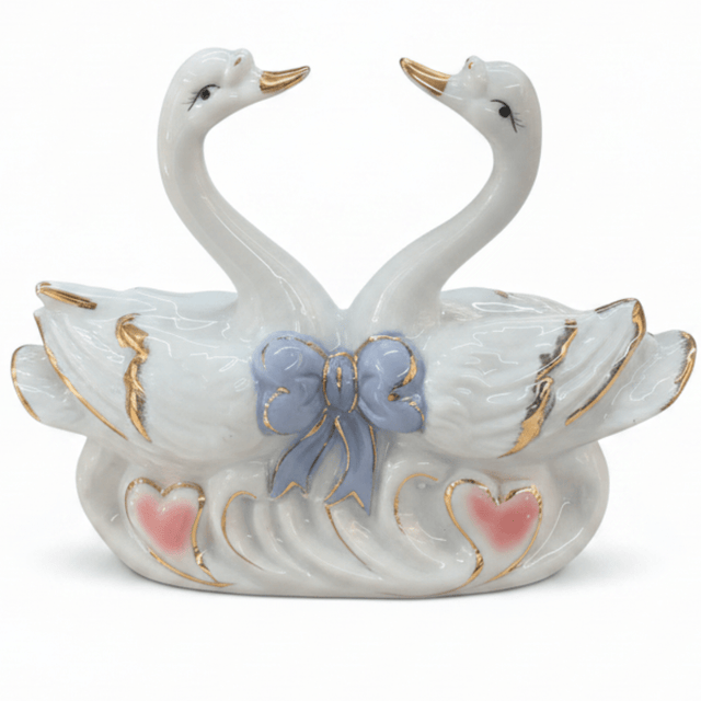 Luxury White Ceramic Swan Table Décor with Elegant Artistic Finish for Home Decoration – 12×10cm - Al Kabayel Discount CentreLuxury White Ceramic Swan Table Décor with Elegant Artistic Finish for Home Decoration – 12×10cmHome Décor AccentsAKDCAl Kabayel Discount Centre