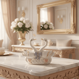 Luxury White Ceramic Swan Table Décor with Elegant Artistic Finish for Home Decoration – 12×10cm - Al Kabayel Discount CentreLuxury White Ceramic Swan Table Décor with Elegant Artistic Finish for Home Decoration – 12×10cmHome Décor AccentsAKDCAl Kabayel Discount Centre
