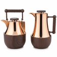 Mahra 1L Vacuum Flask Set – Dark Copper Finish with Wood Accent (2 Pieces) - Al Kabayel Discount CentreMahra 1L Vacuum Flask Set – Dark Copper Finish with Wood Accent (2 Pieces)ThermosMAHRAAl Kabayel Discount Centre