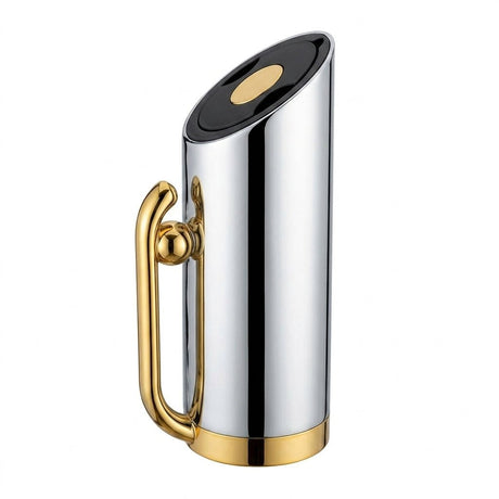 Mahra Stainless Steel Vacuum Flask – 0.8 Ltr – Silver & Gold - Al Kabayel Discount CentreMahra Stainless Steel Vacuum Flask – 0.8 Ltr – Silver & GoldThermosMAHRAAl Kabayel Discount Centre