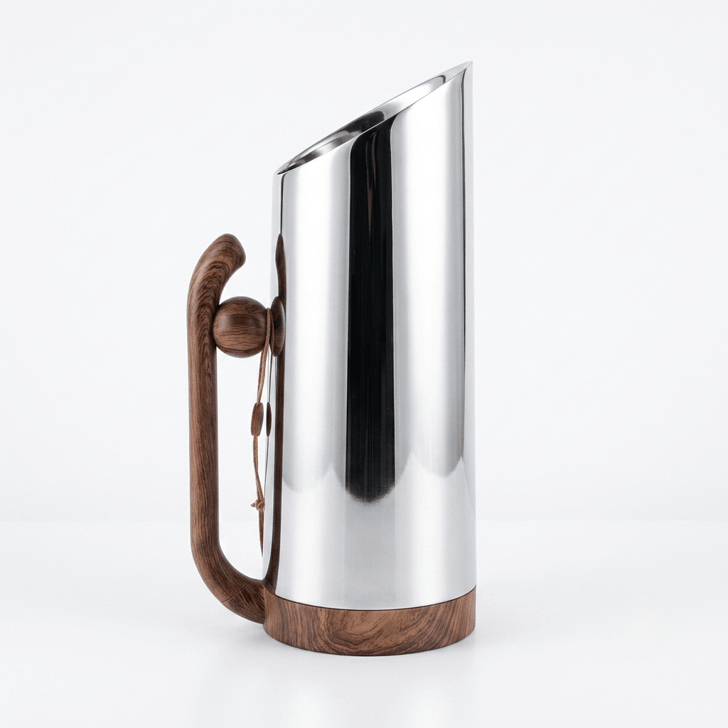 Mahra Stainless Steel Vacuum Flask – 0.8 Ltr – Silver/Dark Wood - Al Kabayel Discount CentreMahra Stainless Steel Vacuum Flask – 0.8 Ltr – Silver/Dark WoodThermosMAHRAAl Kabayel Discount Centre