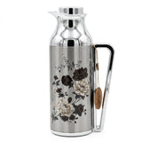 Mahra Stainless Steel Vacuum Flask 1L + 1L Set – Floral Edition (Set of 2) - Al Kabayel Discount CentreMahra Stainless Steel Vacuum Flask 1L + 1L Set – Floral Edition (Set of 2)ThermosMAHRAAl Kabayel Discount Centre