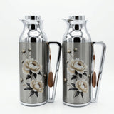 Mahra Stainless Steel Vacuum Flask Set 1L + 1L – Floral Edition (Set of 2) - Al Kabayel Discount CentreMahra Stainless Steel Vacuum Flask Set 1L + 1L – Floral Edition (Set of 2)ThermosMAHRAAl Kabayel Discount Centre
