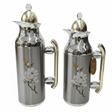 Mahra Vacuum Flask Set | 1L + 0.7L | Silver with Gold & Magnolia - Al Kabayel Discount CentreMahra Vacuum Flask Set | 1L + 0.7L | Silver with Gold & MagnoliaThermosMAHRAAl Kabayel Discount Centre