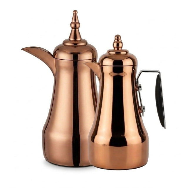 Mahra Vacuum Flask Set 1L + 1L Copper with Black - Al Kabayel Discount CentreMahra Vacuum Flask Set 1L + 1L Copper with BlackTheromesMAHRAAl Kabayel Discount Centre