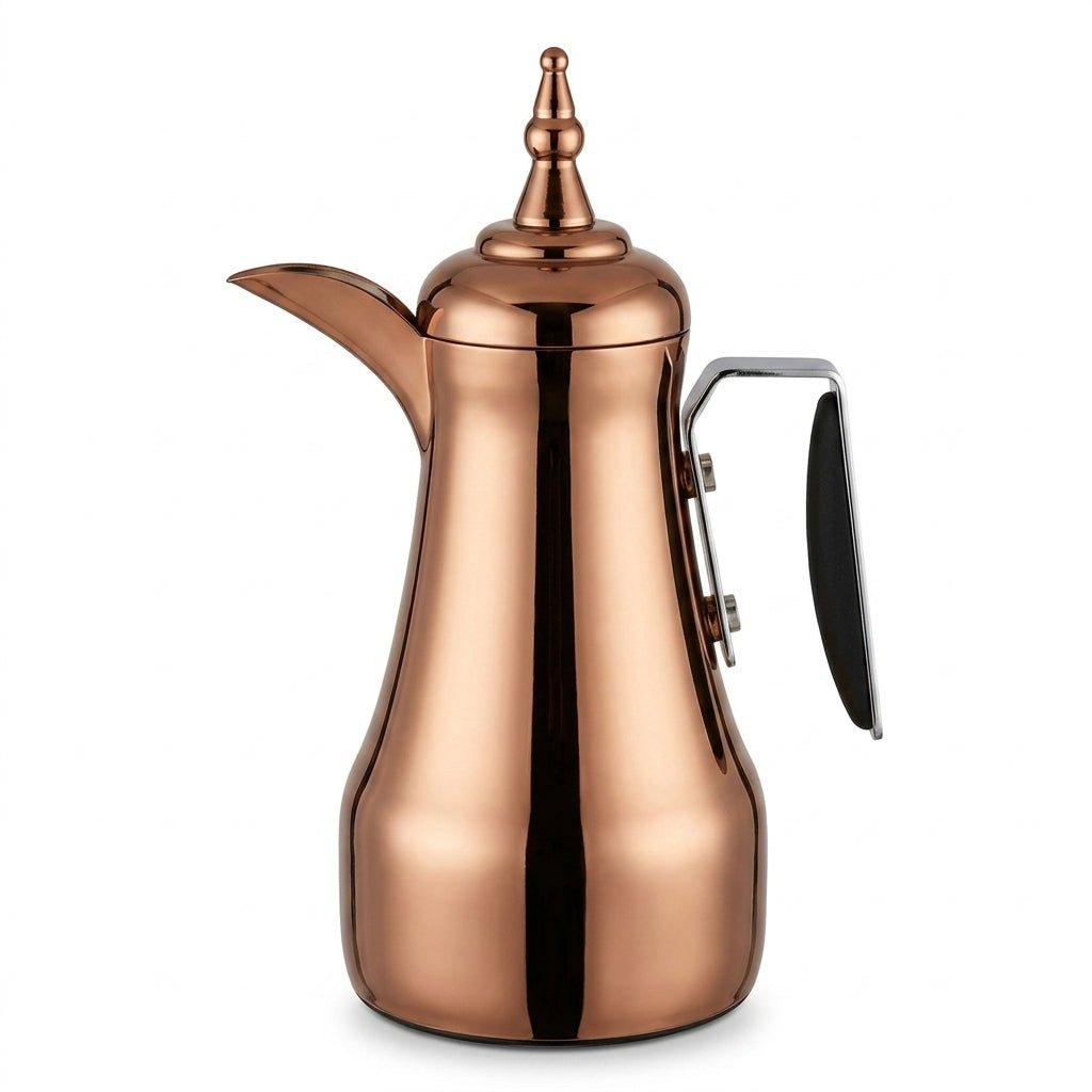 Mahra Vacuum Flask Set 1L + 1L Copper with Black - Al Kabayel Discount CentreMahra Vacuum Flask Set 1L + 1L Copper with BlackTheromesMAHRAAl Kabayel Discount Centre