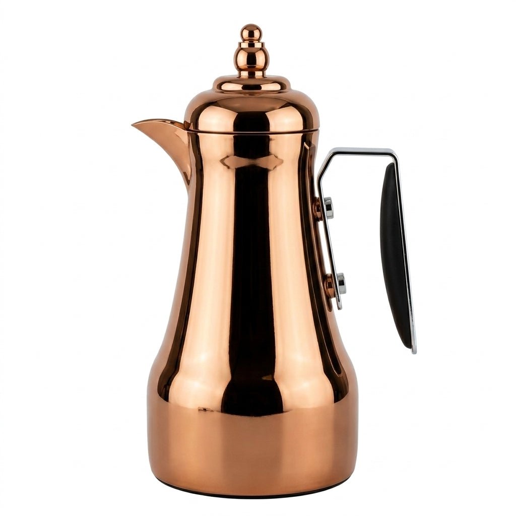Mahra Vacuum Flask Set 1L + 1L Copper with Black - Al Kabayel Discount CentreMahra Vacuum Flask Set 1L + 1L Copper with BlackTheromesMAHRAAl Kabayel Discount Centre