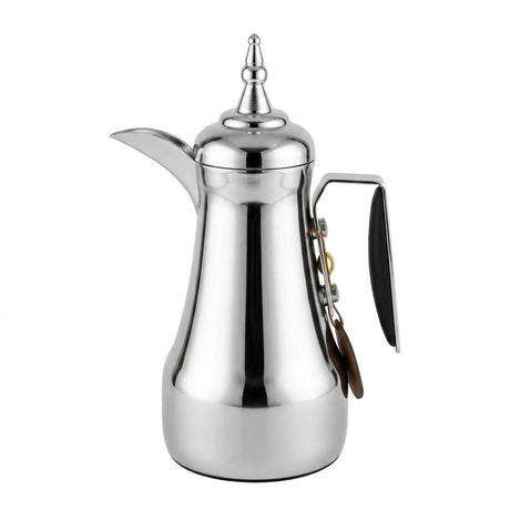 Mahra Vacuum Flask Set 1L + 1L Matt Nickel with Black Handle - Al Kabayel Discount CentreMahra Vacuum Flask Set 1L + 1L Matt Nickel with Black HandleTheromesMAHRAAl Kabayel Discount Centre