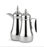Mahra Vacuum Flask Set 1L + 1L Nickel Silver with Black Handle - Al Kabayel Discount CentreMahra Vacuum Flask Set 1L + 1L Nickel Silver with Black HandleTheromesMAHRAAl Kabayel Discount Centre