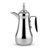 Mahra Vacuum Flask Set 1L + 1L Nickel Silver with Black Handle - Al Kabayel Discount CentreMahra Vacuum Flask Set 1L + 1L Nickel Silver with Black HandleTheromesMAHRAAl Kabayel Discount Centre