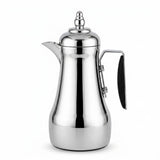 Mahra Vacuum Flask Set 1L + 1L Nickel Silver with Black Handle - Al Kabayel Discount CentreMahra Vacuum Flask Set 1L + 1L Nickel Silver with Black HandleTheromesMAHRAAl Kabayel Discount Centre