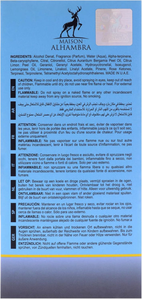 Maison Alhambra Jean Lowe Azure for Unisex Eau de Parfum Spray, 3.4 Ounce / 100 ml - Al Kabayel Discount CentreMaison Alhambra Jean Lowe Azure for Unisex Eau de Parfum Spray, 3.4 Ounce / 100 mlPerfumesMAISON ALHAMBRAAl Kabayel Discount Centre
