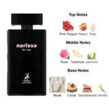 Maison Alhambra Narissa For Her EDP - 100ml - Al Kabayel Discount CentreMaison Alhambra Narissa For Her EDP - 100mlPerfumesMAISON ALHAMBRAAl Kabayel Discount Centre