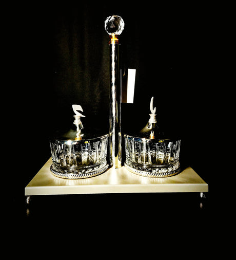 Majlis Candy Bowl 2Pcs With Stand White And Gold - Al Kabayel Discount CentreMajlis Candy Bowl 2Pcs With Stand White And GoldJars & Food SaversAKDCAl Kabayel Discount Centre