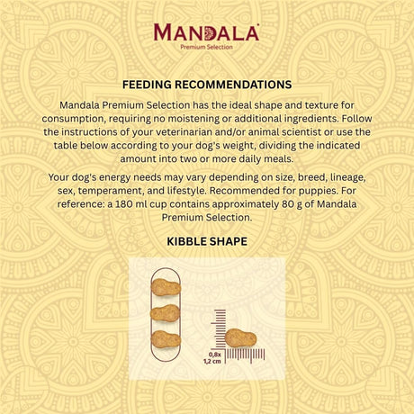 Mandala Premium Dry Dog Food, Beef & Chicken Recipe, All Breeds Puppies Dogs, 1kg - Al Kabayel Discount CentreMandala Premium Dry Dog Food, Beef & Chicken Recipe, All Breeds Puppies Dogs, 1kgPet SuppliesMANDALAAl Kabayel Discount Centre
