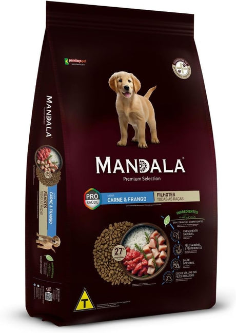 Mandala Premium Dry Dog Food, Beef & Chicken Recipe, All Breeds Puppies Dogs, 1kg - Al Kabayel Discount CentreMandala Premium Dry Dog Food, Beef & Chicken Recipe, All Breeds Puppies Dogs, 1kgPet SuppliesMANDALAAl Kabayel Discount Centre