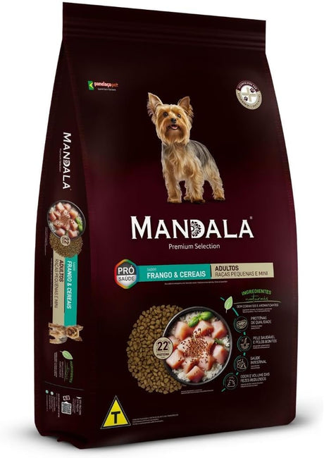 Mandala Premium Dry Dog Food, Chicken & Cereals Recipe, Adult Small & Miniature Breeds, 1kg - Al Kabayel Discount CentreMandala Premium Dry Dog Food, Chicken & Cereals Recipe, Adult Small & Miniature Breeds, 1kgPet SuppliesMANDALAAl Kabayel Discount Centre