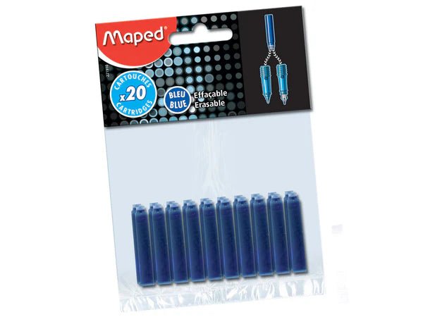 Maped Cartridge Erasble 20Pcs - Al Kabayel Discount CentreMaped Cartridge Erasble 20PcsPens, Pencils & MarkersMAPEDAl Kabayel Discount Centre