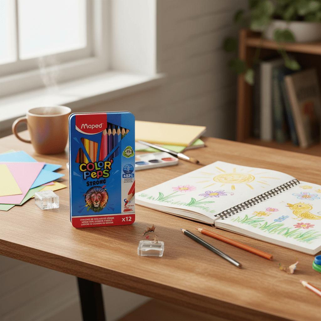 Maped Color'Peps Strong Wood - Free Colored Pencils – 12 Pack - Al Kabayel Discount CentreMaped Color'Peps Strong Wood - Free Colored Pencils – 12 PackColor PencilsMAPEDAl Kabayel Discount Centre