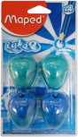 Maped Igloo 1 Hole Pencil Sharpener 4 - Pack, Blue/Green - Al Kabayel Discount CentreMaped Igloo 1 Hole Pencil Sharpener 4 - Pack, Blue/GreenErasers & SharpenersMAPEDAl Kabayel Discount Centre