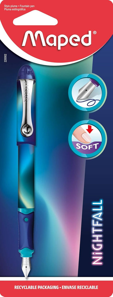 Maped Nightfall Stylo Plume Fountain Pen – Blue - Al Kabayel Discount CentreMaped Nightfall Stylo Plume Fountain Pen – BluePens, Pencils & MarkersMAPEDAl Kabayel Discount Centre