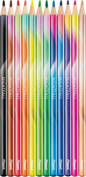 Maped Nightfall Wood Coloured Pencils – 12 Pack - Al Kabayel Discount CentreMaped Nightfall Wood Coloured Pencils – 12 PackColor PencilsMAPEDAl Kabayel Discount Centre
