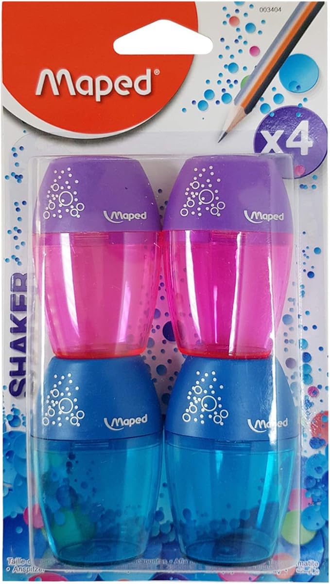 Maped Sharpner 1Hole Shaker Bls=4pcs - Al Kabayel Discount CentreMaped Sharpner 1Hole Shaker Bls=4pcsErasers & SharpenersMAPEDAl Kabayel Discount Centre