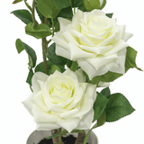 Marcolo Artificial White Rose Bonsai Plant with Speckled Plastic Pot - 40cm - Al Kabayel Discount CentreMarcolo Artificial White Rose Bonsai Plant with Speckled Plastic Pot - 40cmArtificial FloraMARCOLAAl Kabayel Discount Centre