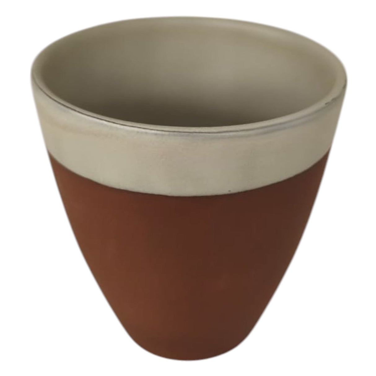 Maria Terracotta Clay Tumbler - 9cmX10cm - FloralWhite&Clay - Al Kabayel Discount CentreMaria Terracotta Clay Tumbler - 9cmX10cm - FloralWhite&ClayDrinkware SetsMARIAAl Kabayel Discount Centre