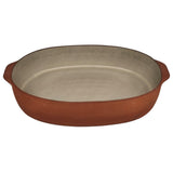 Maria Terracotta Oval Clay Baker Oven Microwave Dishwasher & Freezer Safe (Medium) 27cmX17cmX5cm - (FloralWhite&Clay) - Al Kabayel Discount CentreMaria Terracotta Oval Clay Baker Oven Microwave Dishwasher & Freezer Safe (Medium) 27cmX17cmX5cm - (FloralWhite&Clay)CookwareMARIAAl Kabayel Discount Centre
