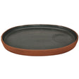 Maria Terracotta Oval Clay Tray Coffe Gourmand Saucer - 19cmX13cm - (Clay&Green) - Al Kabayel Discount CentreMaria Terracotta Oval Clay Tray Coffe Gourmand Saucer - 19cmX13cm - (Clay&Green)Serving TraysMARIAAl Kabayel Discount Centre