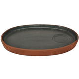 Maria Terracotta Oval Clay Tray Coffe Gourmand Saucer - 19cmX13cm - (Clay&Green) - Al Kabayel Discount CentreMaria Terracotta Oval Clay Tray Coffe Gourmand Saucer - 19cmX13cm - (Clay&Green)Serving TraysMARIAAl Kabayel Discount Centre