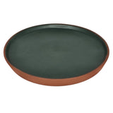 Maria Terracotta Round Clay Dessert Plate - 20cmX2cm - (Green&Clay) - Al Kabayel Discount CentreMaria Terracotta Round Clay Dessert Plate - 20cmX2cm - (Green&Clay)PlatesMARIAAl Kabayel Discount Centre