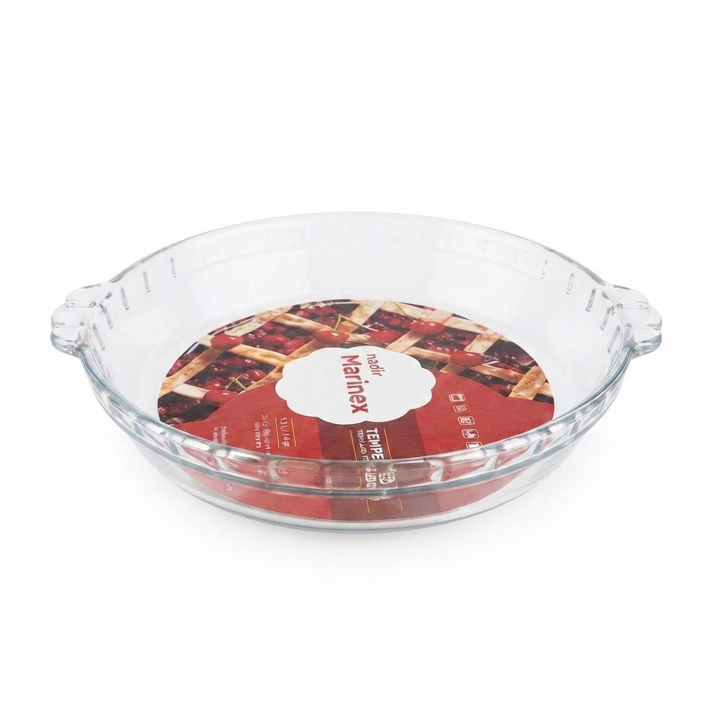 Marinex Glass Pie Dish 1.3L – 22.9 x 4.7 cm - Al Kabayel Discount CentreMarinex Glass Pie Dish 1.3L – 22.9 x 4.7 cmRoasting PansMARINEXAl Kabayel Discount Centre