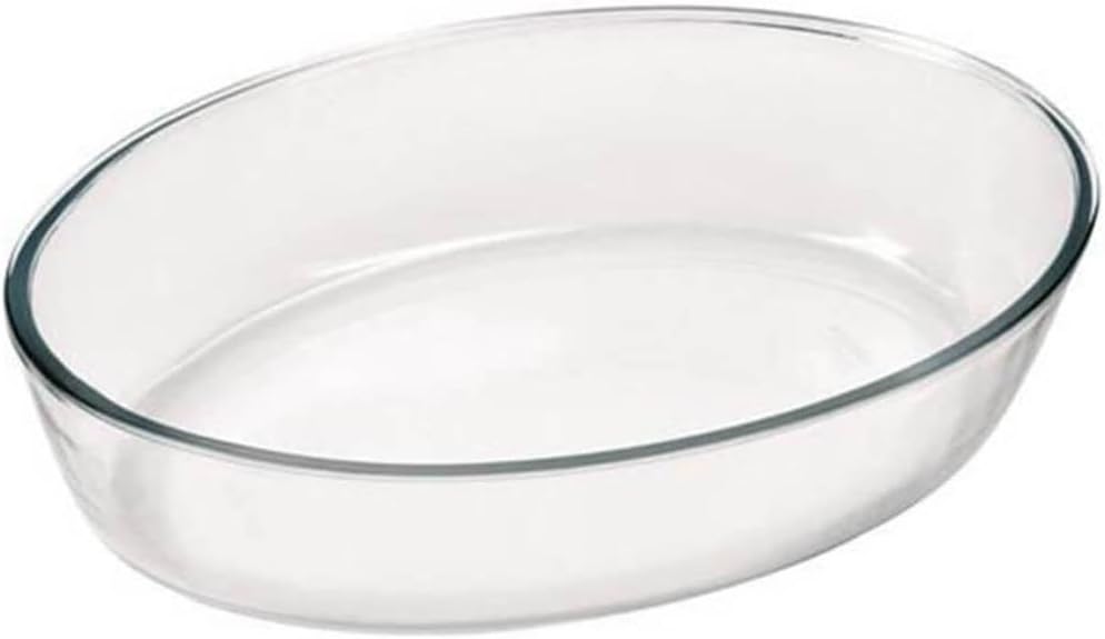 MARINEX Oval Borosilicate Baking Tray/Roaster 2.4 Liter, 30.2cm*21.2cm*6.3cm - Al Kabayel Discount CentreMARINEX Oval Borosilicate Baking Tray/Roaster 2.4 Liter, 30.2cm*21.2cm*6.3cmFood ContainersMARINEXAl Kabayel Discount Centre