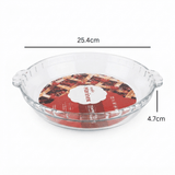 Marinex Tempered Glass Pie Dish 1.6L – 25.4*4.7cm - Al Kabayel Discount CentreMarinex Tempered Glass Pie Dish 1.6L – 25.4*4.7cmRoasting PansMARINEXAl Kabayel Discount Centre