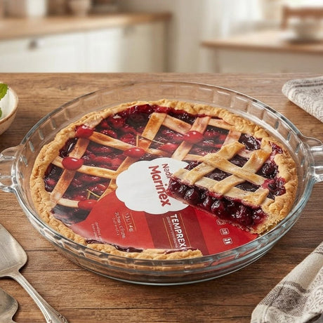 Marinex Tempered Glass Pie Dish 1.6L – 25.4*4.7cm - Al Kabayel Discount CentreMarinex Tempered Glass Pie Dish 1.6L – 25.4*4.7cmRoasting PansMARINEXAl Kabayel Discount Centre
