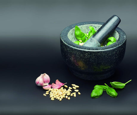 Master Class Round Solid Marble Mortar and Pestle - 20cmX12cm - Sleeved - Al Kabayel Discount CentreMaster Class Round Solid Marble Mortar and Pestle - 20cmX12cm - SleevedKitchen Utensils & GadgetsMaster ClassAl Kabayel Discount Centre