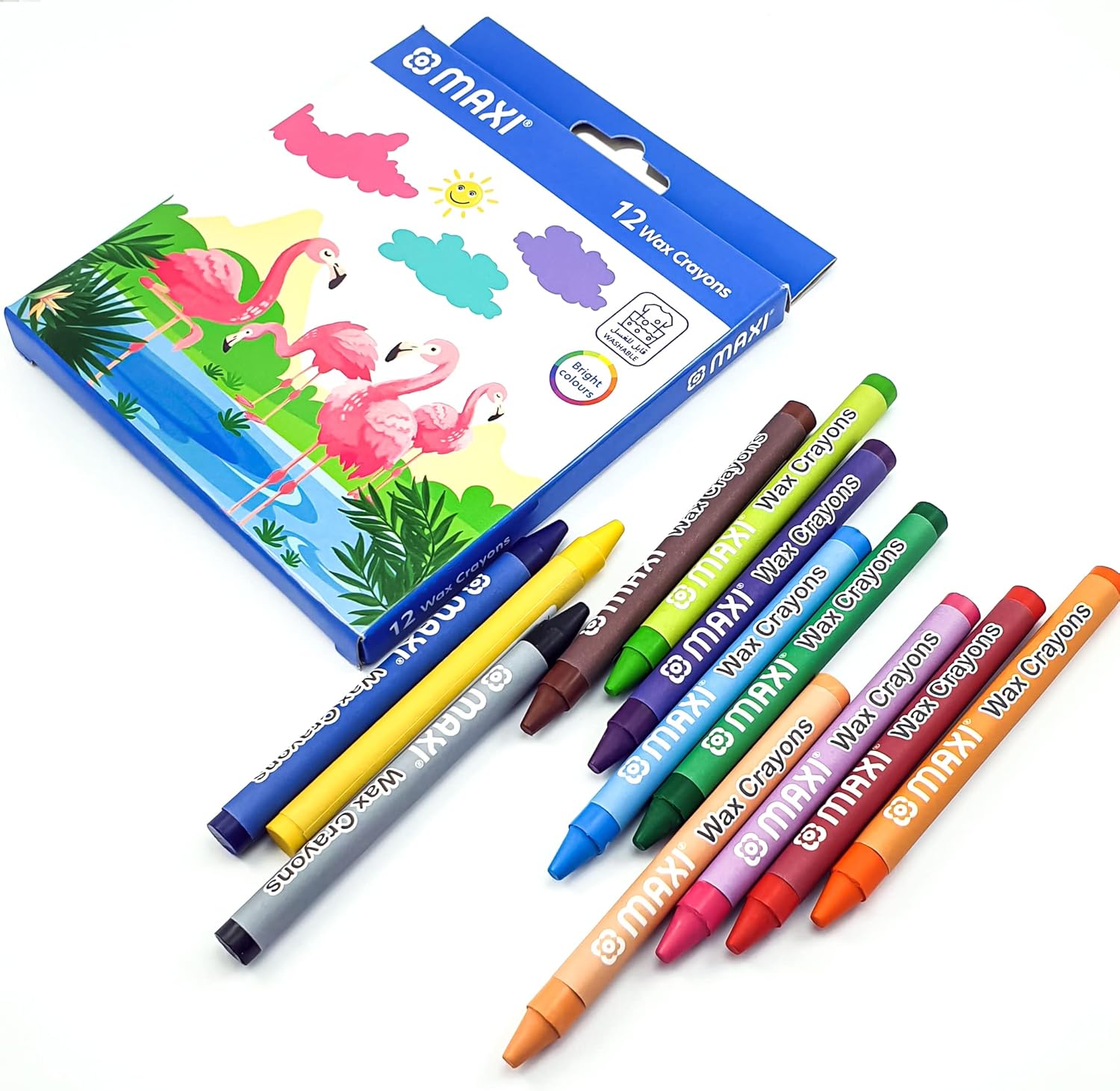 Maxi Art Supplies Set - 36 Pcs Multicolor Felt Pen, Color Pencil, Wax Crayons - School & Home Use - Ages 3+ - Al Kabayel Discount CentreMaxi Art Supplies Set - 36 Pcs Multicolor Felt Pen, Color Pencil, Wax Crayons - School & Home Use - Ages 3+Pens, Pencils & MarkersMAXIAl Kabayel Discount Centre