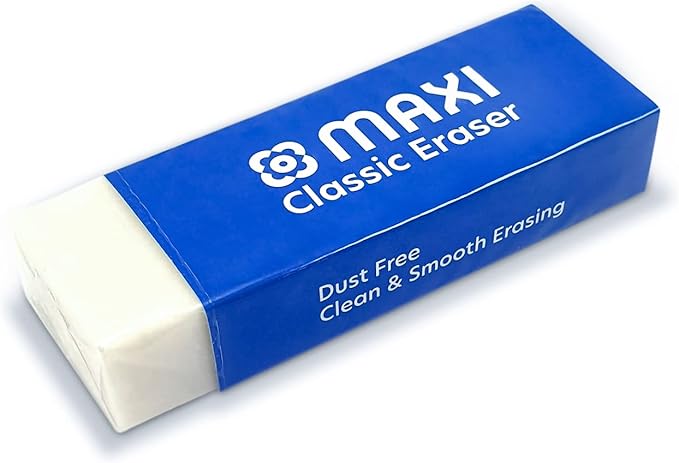 Maxi Classic Dust Free Eraser Medium 12Pc Pet Pack, For Erasing Performance For School, Office And Home - Al Kabayel Discount CentreMaxi Classic Dust Free Eraser Medium 12Pc Pet Pack, For Erasing Performance For School, Office And HomeErasers & SharpenersMAXIAl Kabayel Discount Centre