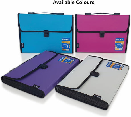 Maxi Expansion File 13 Grids With Handle Pink,13 Pockets Expanding Folders, Portable Accordion A4 Expandable Organizer - Al Kabayel Discount CentreMaxi Expansion File 13 Grids With Handle Pink,13 Pockets Expanding Folders, Portable Accordion A4 Expandable OrganizerFolders & BindersMAXIAl Kabayel Discount Centre