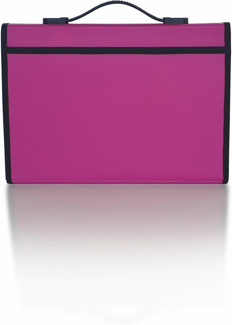 Maxi Expansion File 13 Grids With Handle Pink,13 Pockets Expanding Folders, Portable Accordion A4 Expandable Organizer - Al Kabayel Discount CentreMaxi Expansion File 13 Grids With Handle Pink,13 Pockets Expanding Folders, Portable Accordion A4 Expandable OrganizerFolders & BindersMAXIAl Kabayel Discount Centre