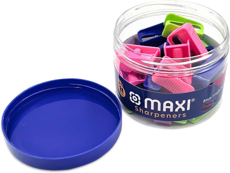 Maxi Single Hole Pencil Sharpener – Assorted Colours (Pack of 24) - Al Kabayel Discount CentreMaxi Single Hole Pencil Sharpener – Assorted Colours (Pack of 24)Erasers & SharpenersMAXIAl Kabayel Discount Centre