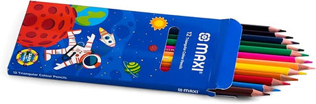 Maxi Triangular Colour Pencils 12 Colour In A Cardboard Box - Al Kabayel Discount CentreMaxi Triangular Colour Pencils 12 Colour In A Cardboard BoxColor PencilsMAXIAl Kabayel Discount Centre