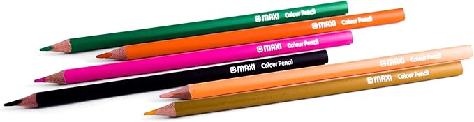 Maxi Triangular Colour Pencils 12 Colour In A Cardboard Box - Al Kabayel Discount CentreMaxi Triangular Colour Pencils 12 Colour In A Cardboard BoxColor PencilsMAXIAl Kabayel Discount Centre