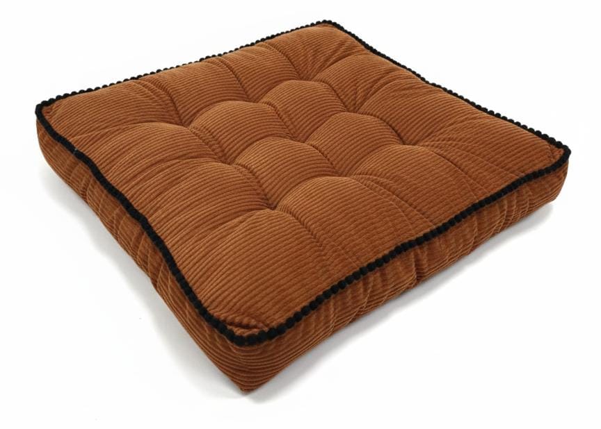 MaximHome Premium Velour Fabric Square Cushion with Black Border – Bright Orange Modern Home Cushion, 40×40×7 cm - Al Kabayel Discount CentreMaximHome Premium Velour Fabric Square Cushion with Black Border – Bright Orange Modern Home Cushion, 40×40×7 cmFloor Pillows & CushionsMAXIHOMEAl Kabayel Discount Centre